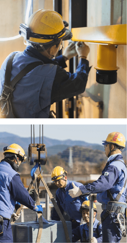 エレベーター工事の仕事について